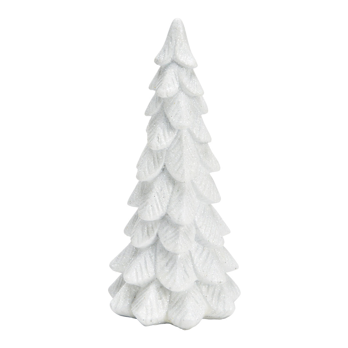 Glitzernder Tannenbaum - weiß