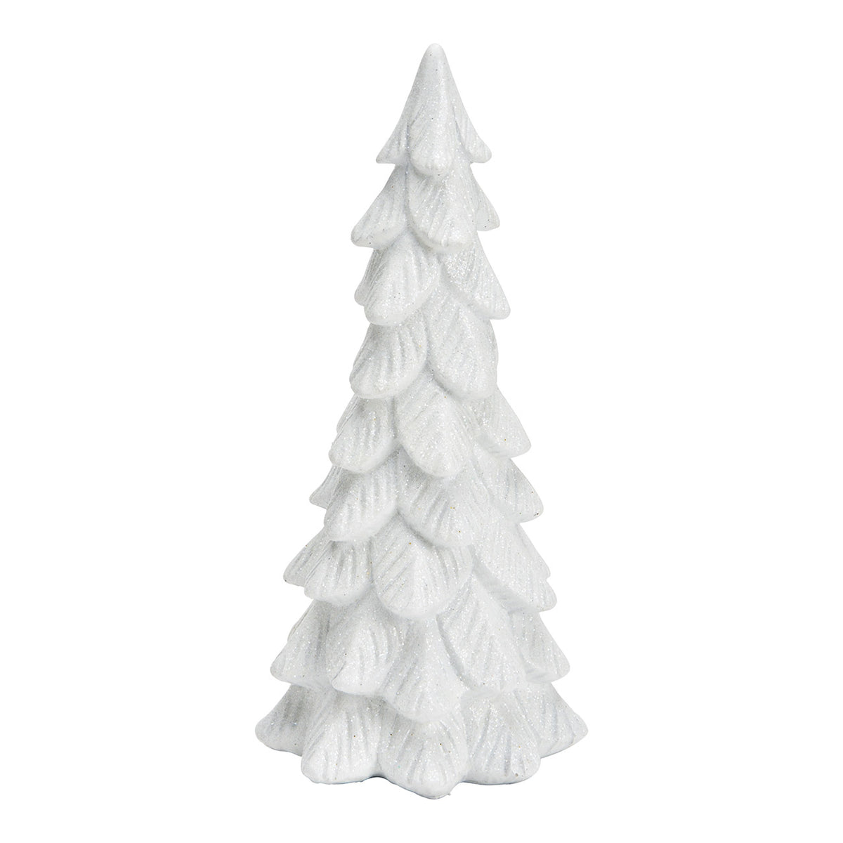 Glitzernder Tannenbaum - weiß