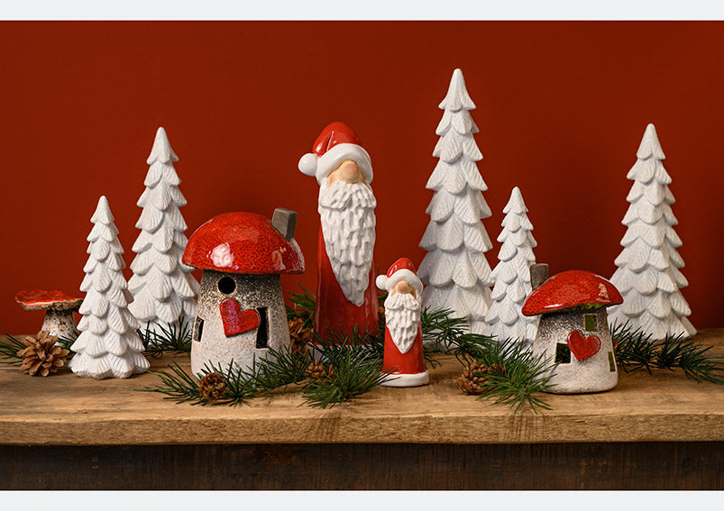 Glitzernder Tannenbaum - weiß