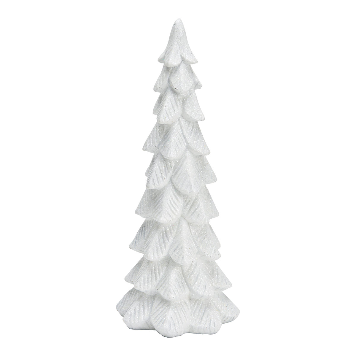 Glitzernder Tannenbaum - weiß
