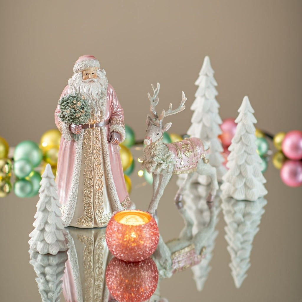 Glitzernder Tannenbaum - weiß