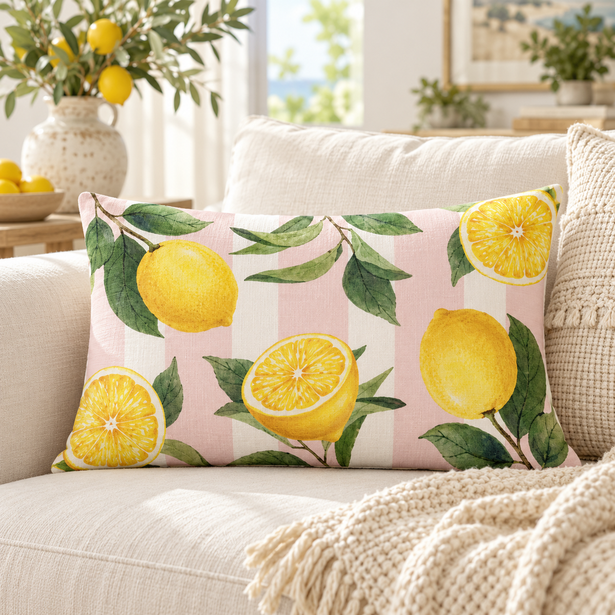 Pillow Case - Zitrone