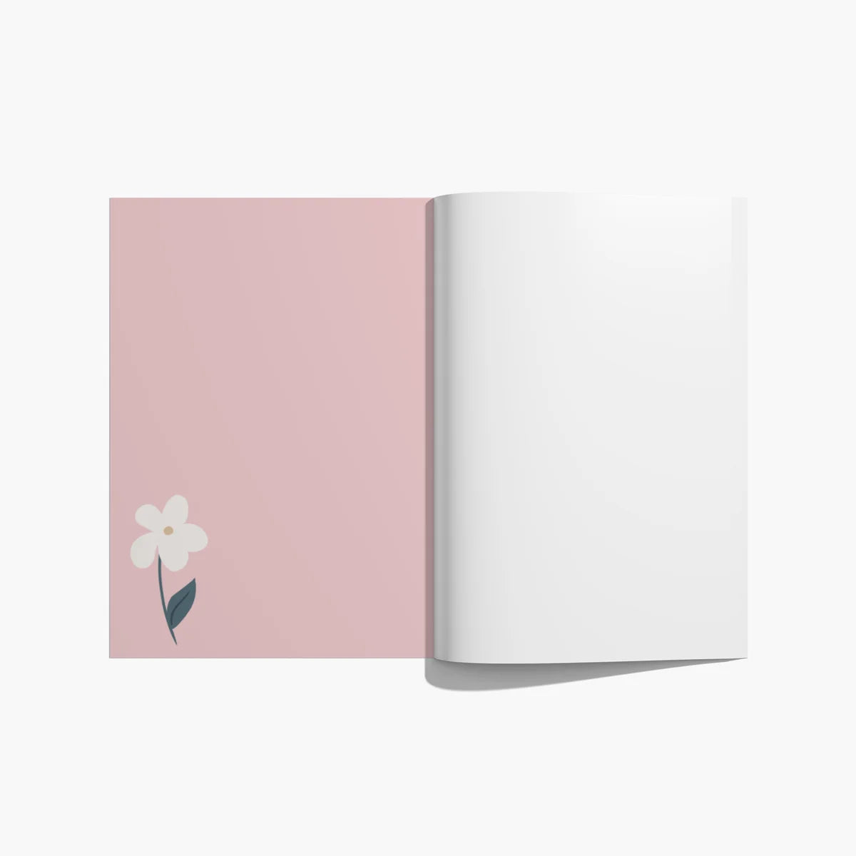Pastel Flowers - Notizheft mit floralem Design