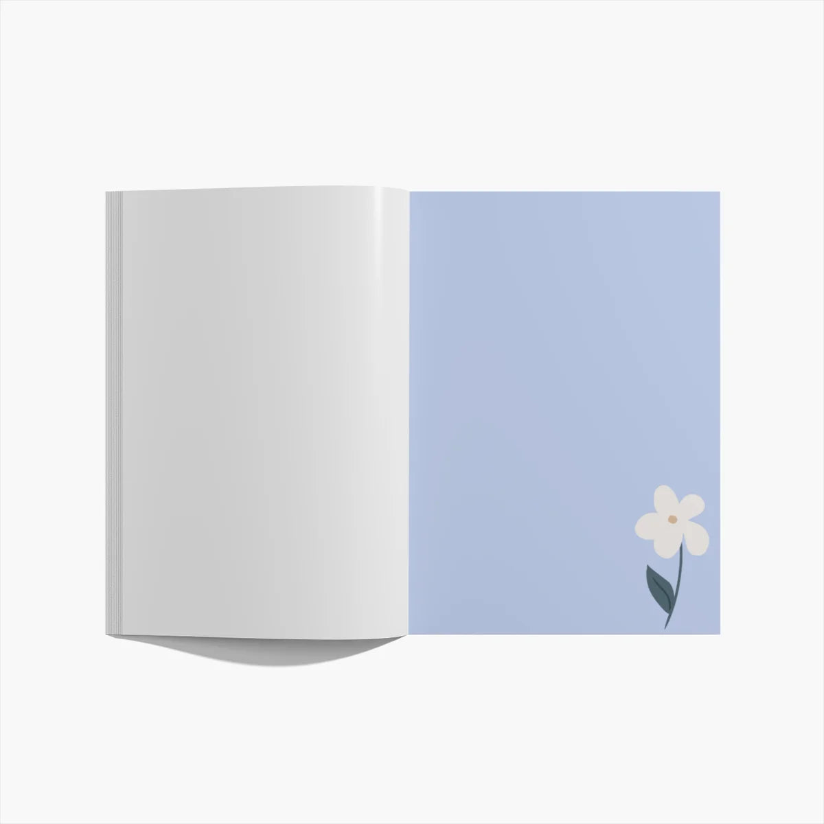 Pastel Flowers - Notizheft mit floralem Design