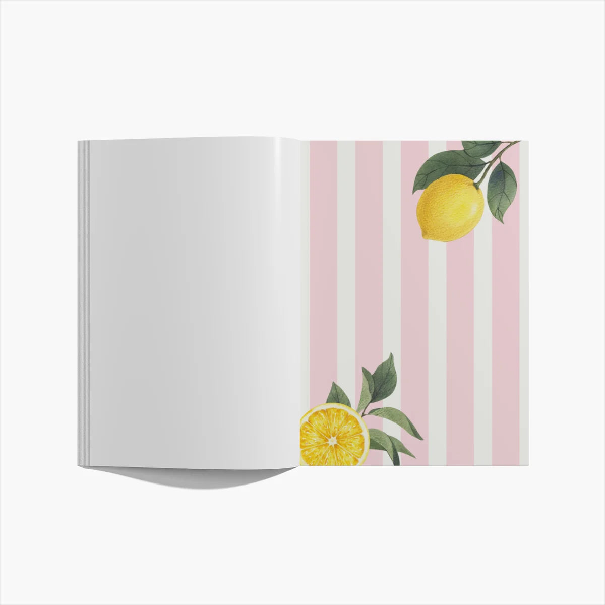 Lemon Love Pink - Notizheft mit Zitronendesign